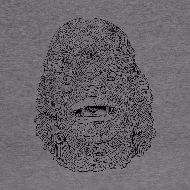 CREATURE FROM THE BLACK LAGOON by TheCosmicTradingPost